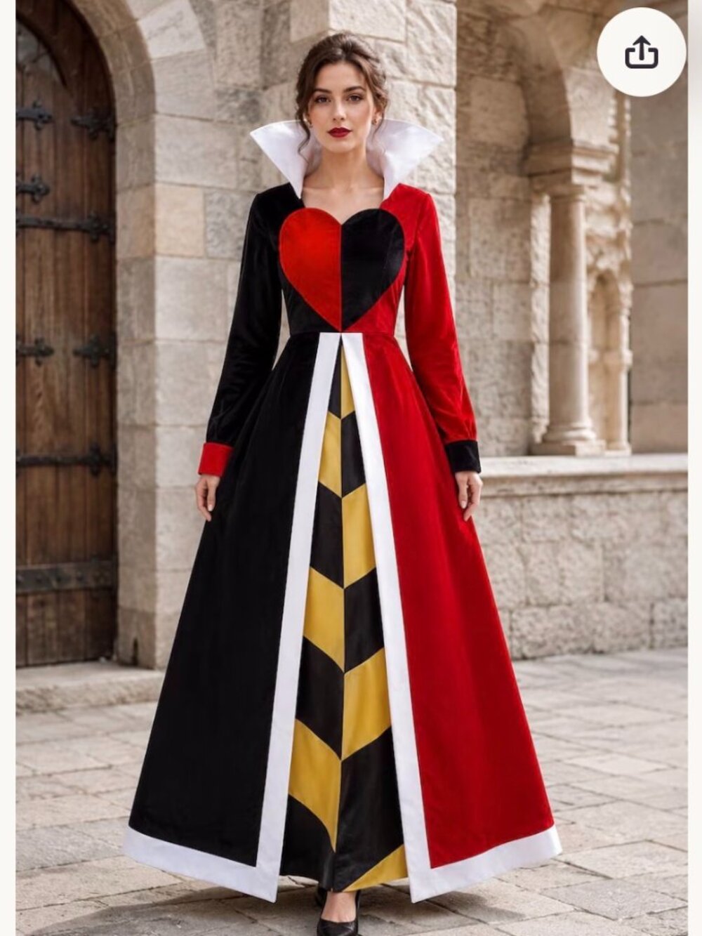 Queen of Hearts Halloween Costume